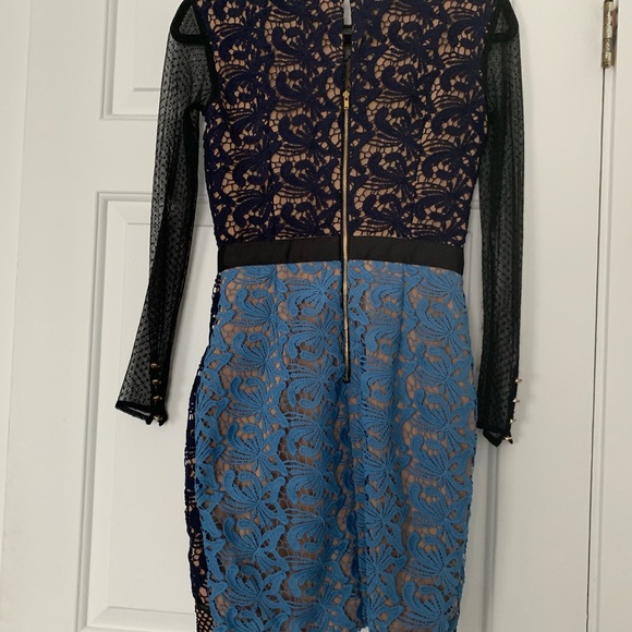 Self Portrait Asymmetrical Petal dress SOLD OUT - Picture 7 of 7